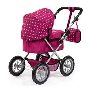 Bayer Design Trendy dockvagn med skötväska cerise-5