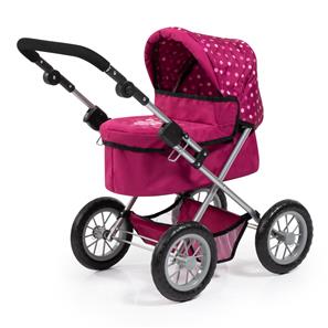 Bayer Design Trendy dockvagn med skötväska cerise-7