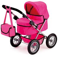 Bayer Design Trendy dockvagn med skötväska Pink