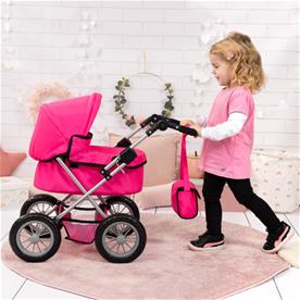 Bayer Design Trendy dockvagn med skötväska Pink-3