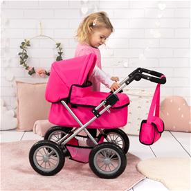 Bayer Design Trendy dockvagn med skötväska Pink-4