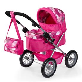 Bayer Design Trendy dockvagn med skötväska Pink