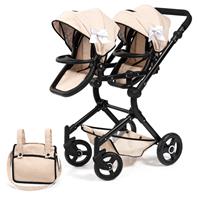 Bayer Design tvilling Klappvagn, Neo - Beige