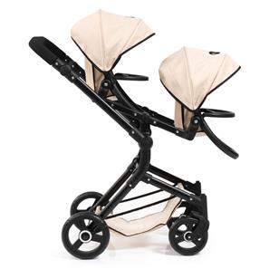 Bayer Design tvilling Klappvagn, Neo - Beige-13