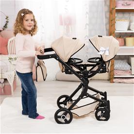 Bayer Design tvilling Klappvagn, Neo - Beige-2