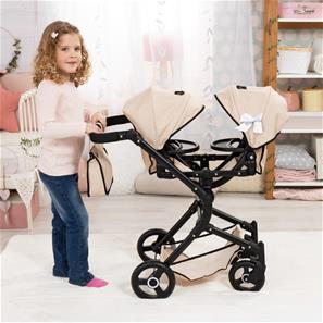 Bayer Design tvilling Klappvagn, Neo - Beige-2
