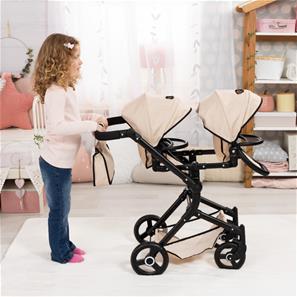 Bayer Design tvilling Klappvagn, Neo - Beige-3