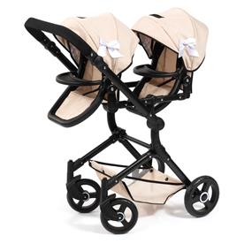 Bayer Design tvilling Klappvagn, Neo - Beige-7