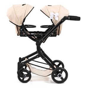 Bayer Design tvilling Klappvagn, Neo - Beige-8