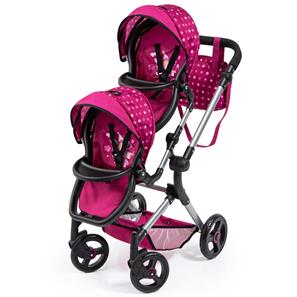 Bayer Design tvilling Klappvagn, Neo - Pink