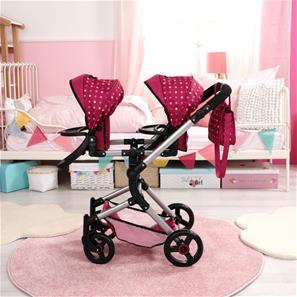 Bayer Design tvilling Klappvagn, Neo - Pink-10
