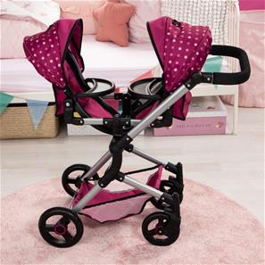 Bayer Design tvilling Klappvagn, Neo - Pink-12