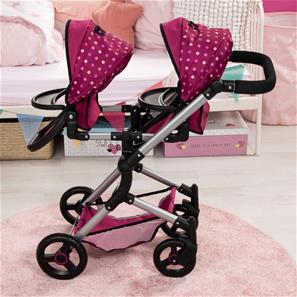 Bayer Design tvilling Klappvagn, Neo - Pink-13