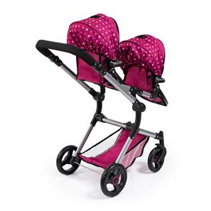 Bayer Design tvilling Klappvagn, Neo - Pink-15