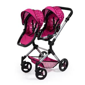Bayer Design tvilling Klappvagn, Neo - Pink-16