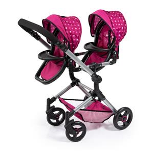 Bayer Design tvilling Klappvagn, Neo - Pink-17