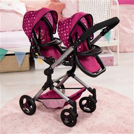 Bayer Design tvilling Klappvagn, Neo - Pink-22