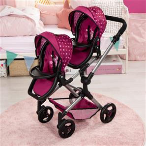 Bayer Design tvilling Klappvagn, Neo - Pink-23