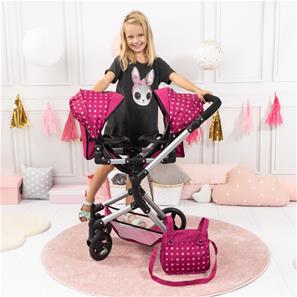 Bayer Design tvilling Klappvagn, Neo - Pink-4