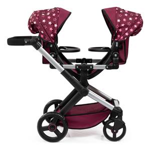 Bayer Design tvilling Klappvagn, Xeo - bordeaux-10