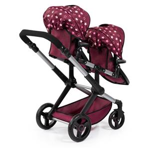 Bayer Design tvilling Klappvagn, Xeo - bordeaux-5