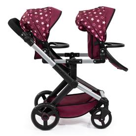 Bayer Design tvilling Klappvagn, Xeo - bordeaux-6
