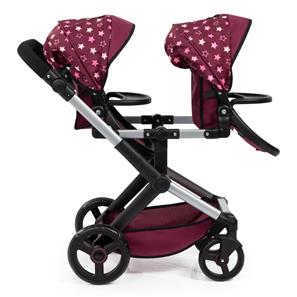 Bayer Design tvilling Klappvagn, Xeo - bordeaux-6