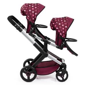 Bayer Design tvilling Klappvagn, Xeo - bordeaux-8