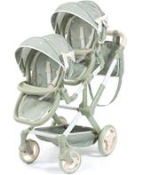 Bayer Design tvilling Klappvagn, Xeo - salviagrön