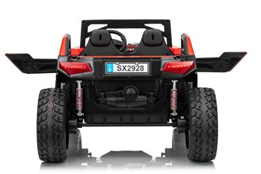 Beach Buggy XL elbil för 2 barn m/4x24V motorer + gummihjul+fjärrkontroll-14