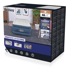 Bestway AlwayzAire luftmadrass med inbyggd AC-pump 191 x 97 x 46 cm-2