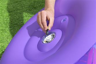 Bestway Astro Glow LED Uppblåsbar stol 72 x 72 x 64 cm-6