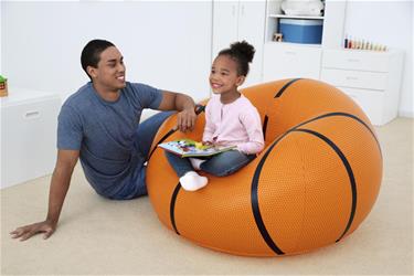 Bestway Basketball Uppblåsbar stol 114x112x66cm-3
