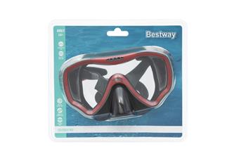 Bestway Crusader Pro dykmask 14+ år, röd-2