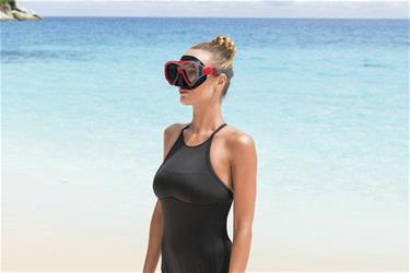 Bestway Crusader Pro dykmask 14+ år, röd-3