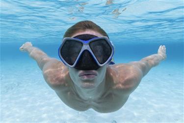 Bestway Dominator Pro dykmask 14+ år, Blå-3