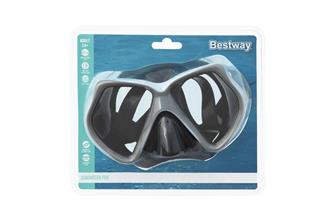 Bestway Dominator Pro dykmask 14+ år, vit/grå-2