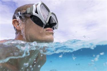 Bestway Dominator Pro dykmask 14+ år, vit/grå-3