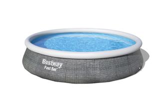  Bestway Fast Set Pool Rattan Set 396x84cm m/pump-2