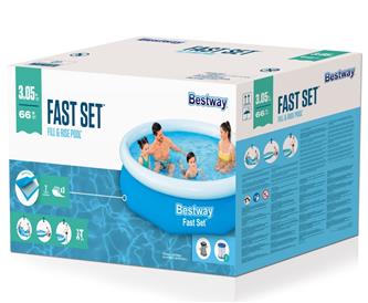  Bestway Fast Set Pool 305 x 66cm  m. filter pump-5