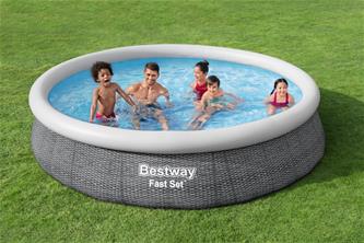  Bestway Fast Set Pool Set 366 x 76cm (2022 modell)-2