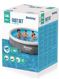  Bestway Fast Set Pool Set 366 x 76cm (2022 modell)-5
