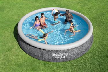  Bestway Fast Set Pool Set 457 x 84cm m. filter Pump-3