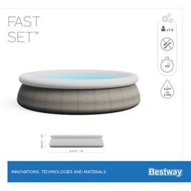  Bestway Fast Set Pool Set 457 x 84cm m. filter Pump-8
