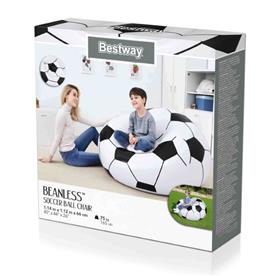 Bestway Fotboll Uppblåsbar stol 114 x 112 x 66 cm-4