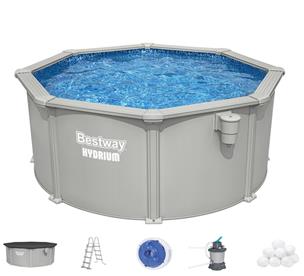Bestway Hydrium 305 x 122 cm stålpool med sandfilter (2027 model)