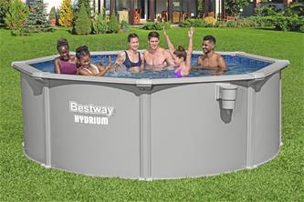 Bestway Hydrium 305 x 122 cm stålpool med sandfilter (2027 model)-2