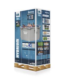 Bestway Hydrium 305 x 122 cm stålpool med sandfilter (2027 model)-8