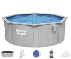 Bestway Hydrium 366 x 122 cm stålpool med sandfilter (2027 model)
