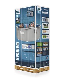 Bestway Hydrium 366 x 122 cm stålpool med sandfilter (2027 model)-10